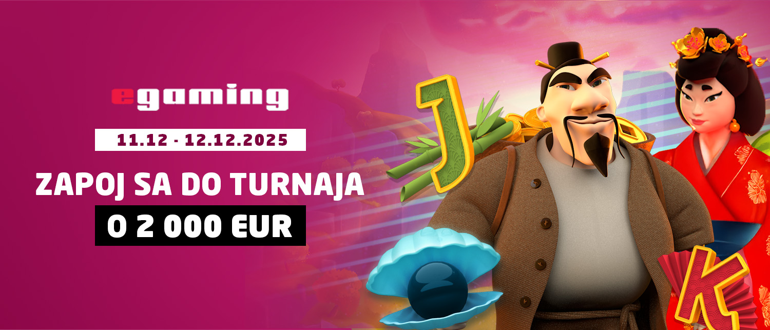 Zapoj sa do Egaming turnaja o 2000€
